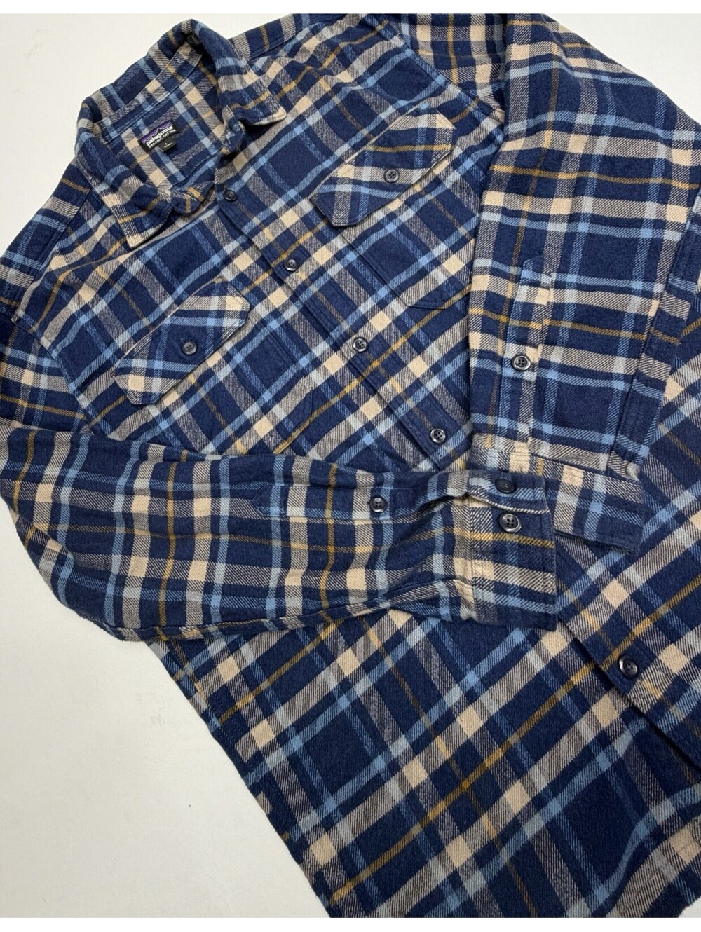 Patagonia Men's Large Fjord Flannel Long Sleeve Button-Up Shirt